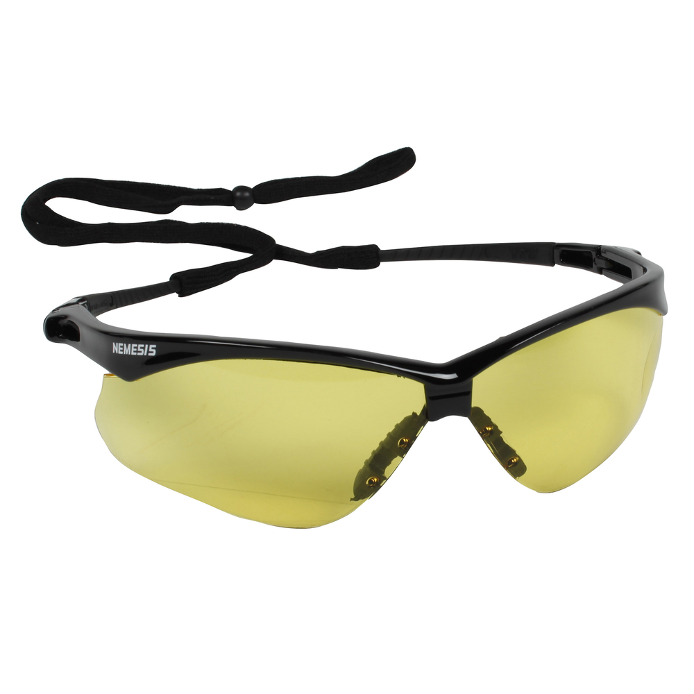 Kleenguard™ Nemesis Csa Safety Glasses 25673 Csa Certified Amber Lens With Black Frame 12