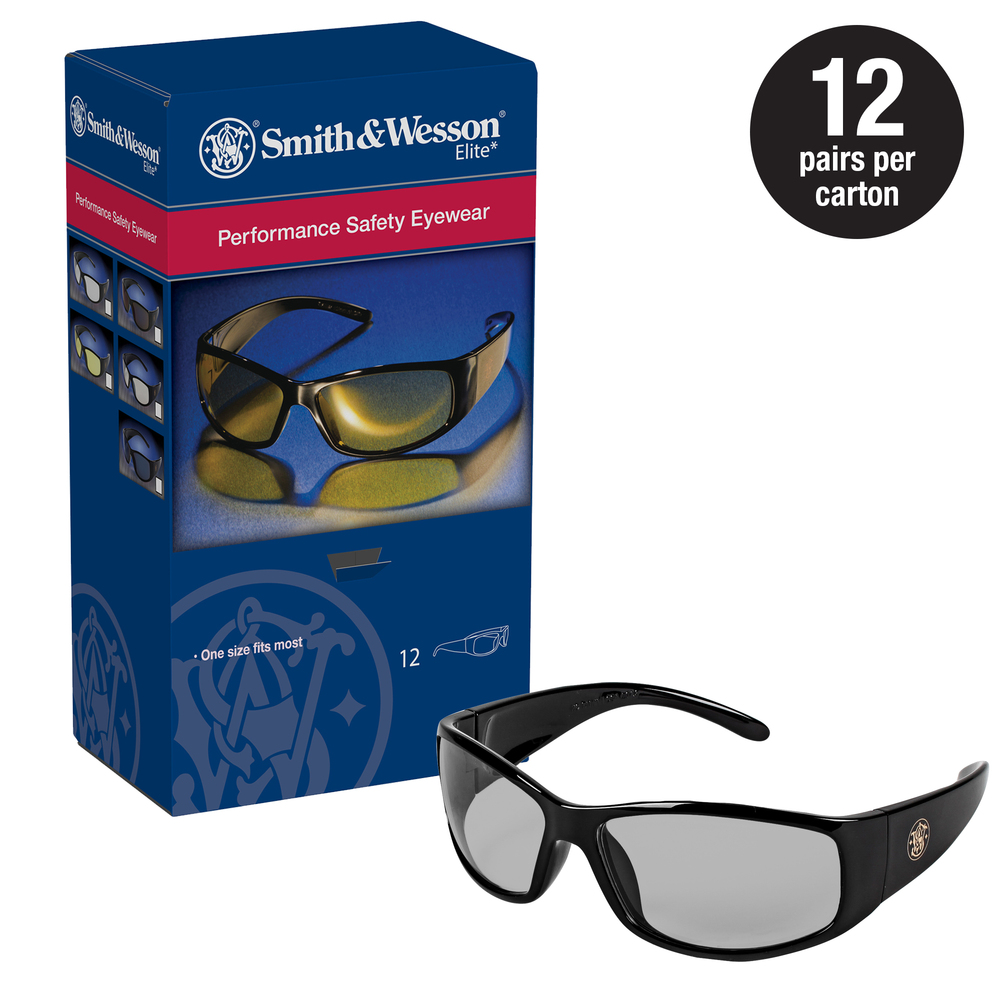 Smith And Wesson® Safety Glasses 21306 Elite Safety Sunglasses Indoor Outdoor Lenses With